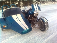 K1100 with Aluminum Sidecar and Hub Center Steering